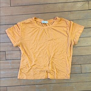 EUC Cotton On Orange Cropped Tee